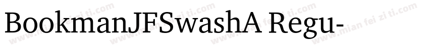 BookmanJFSwashA Regu字体转换